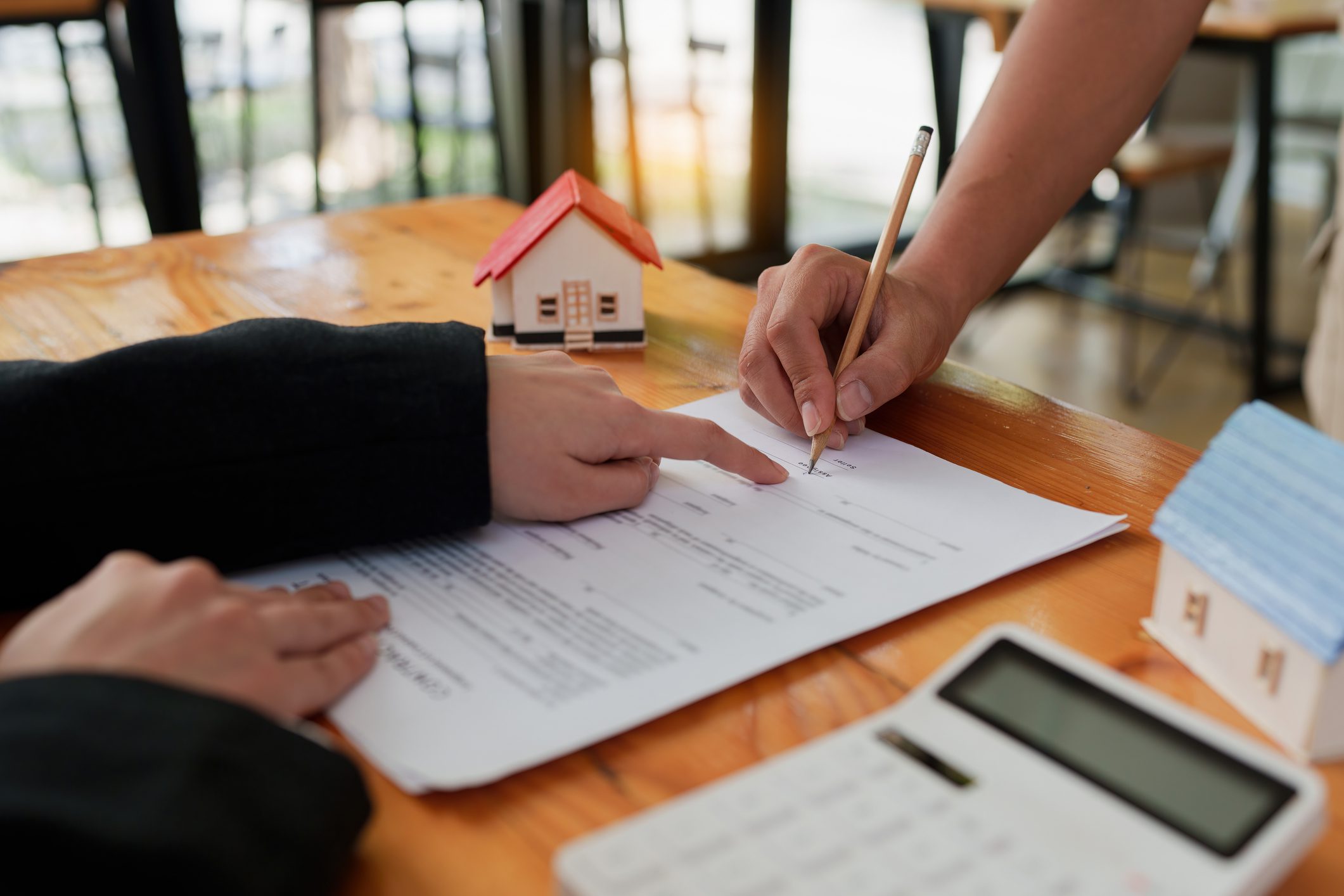 Signing a contract